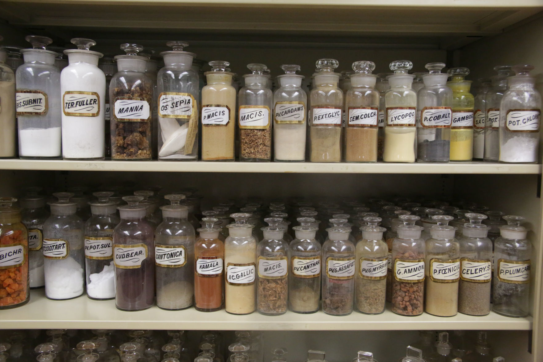 Griffith's History of Pharmacy Research Center takes a stroll through 400 years of pharmacopia